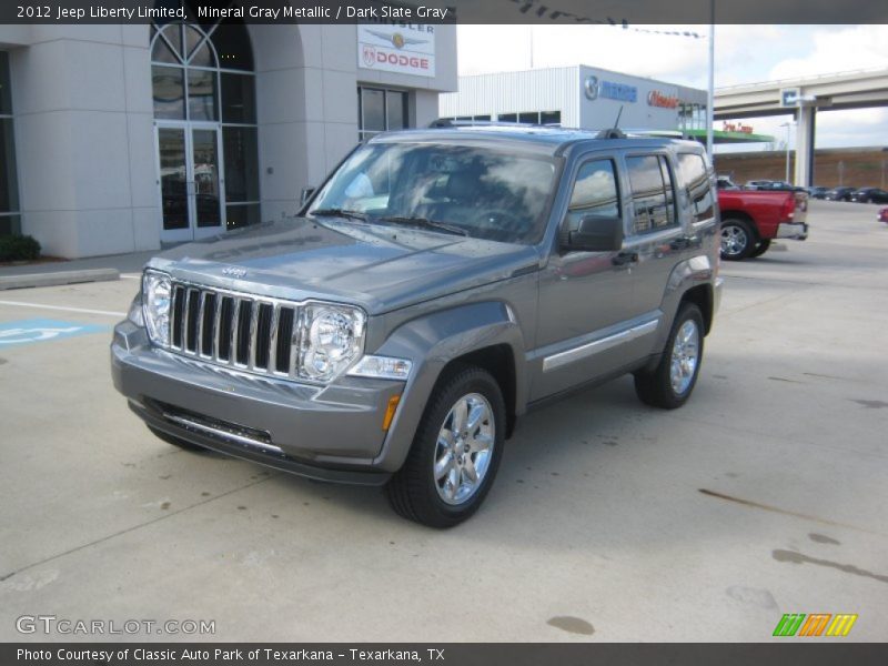 Mineral Gray Metallic / Dark Slate Gray 2012 Jeep Liberty Limited