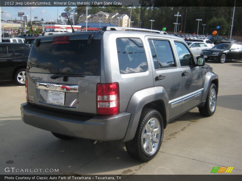 Mineral Gray Metallic / Dark Slate Gray 2012 Jeep Liberty Limited