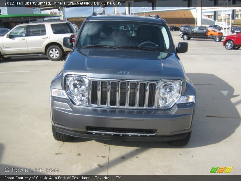 Mineral Gray Metallic / Dark Slate Gray 2012 Jeep Liberty Limited