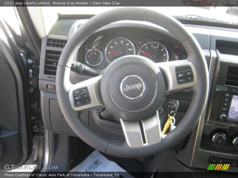 Mineral Gray Metallic / Dark Slate Gray 2012 Jeep Liberty Limited