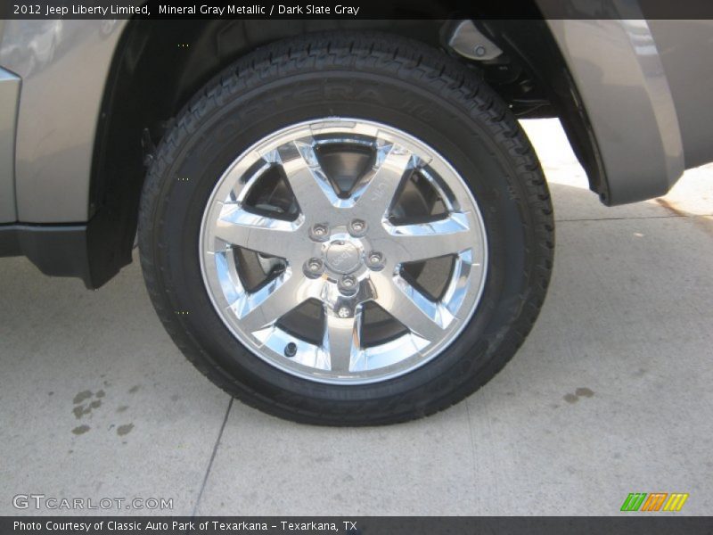 Mineral Gray Metallic / Dark Slate Gray 2012 Jeep Liberty Limited