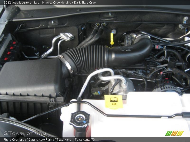Mineral Gray Metallic / Dark Slate Gray 2012 Jeep Liberty Limited