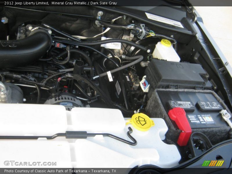 Mineral Gray Metallic / Dark Slate Gray 2012 Jeep Liberty Limited