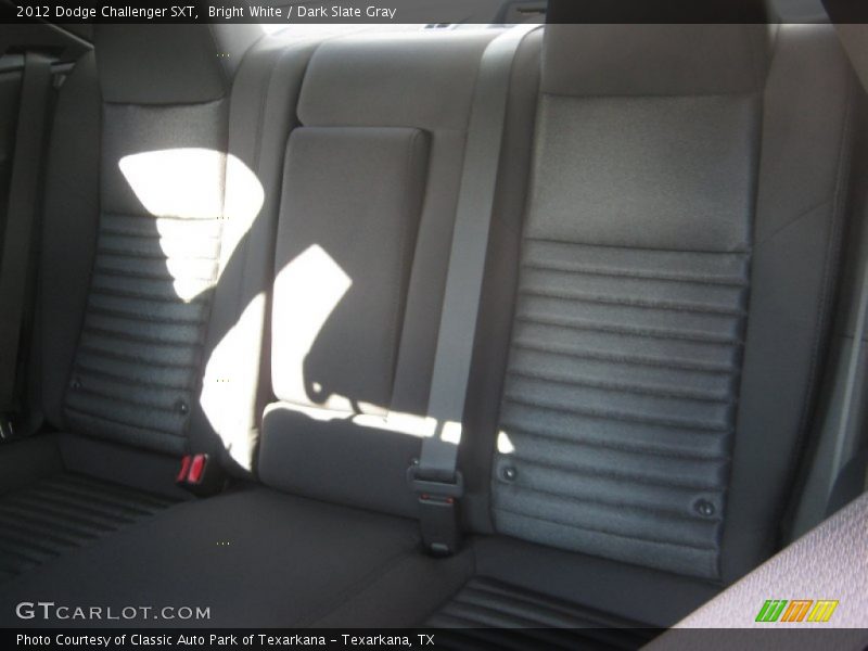 Bright White / Dark Slate Gray 2012 Dodge Challenger SXT