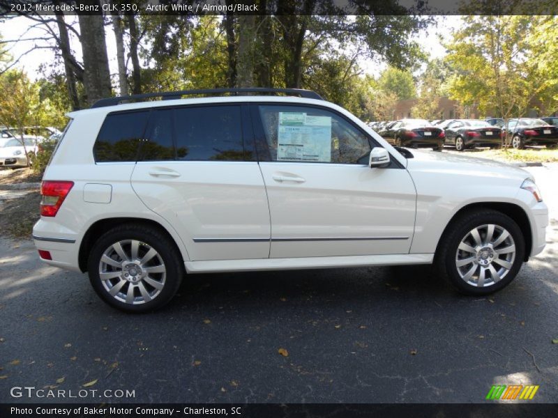 Arctic White / Almond/Black 2012 Mercedes-Benz GLK 350