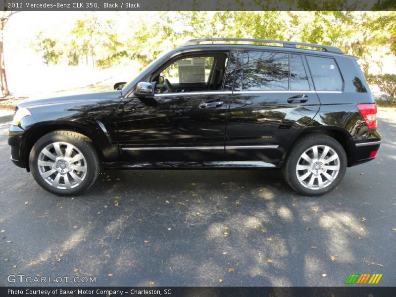 Black / Black 2012 Mercedes-Benz GLK 350