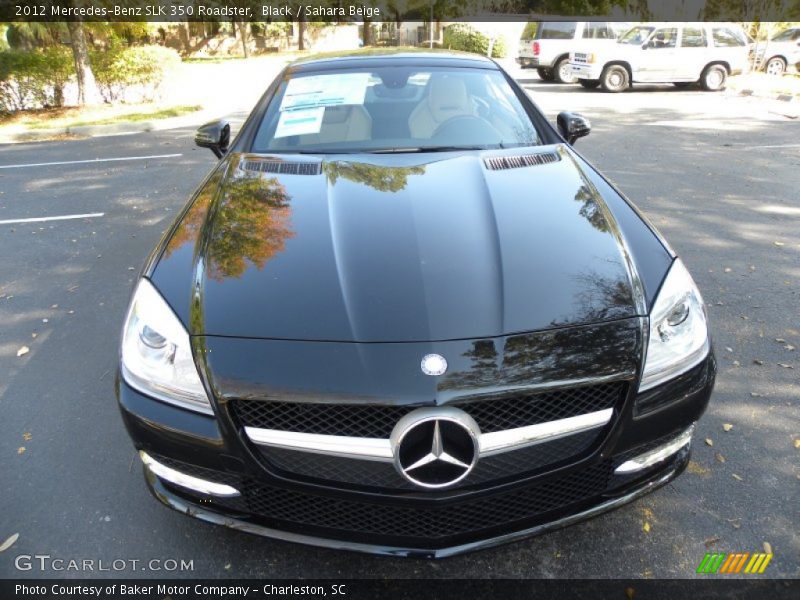 Black / Sahara Beige 2012 Mercedes-Benz SLK 350 Roadster