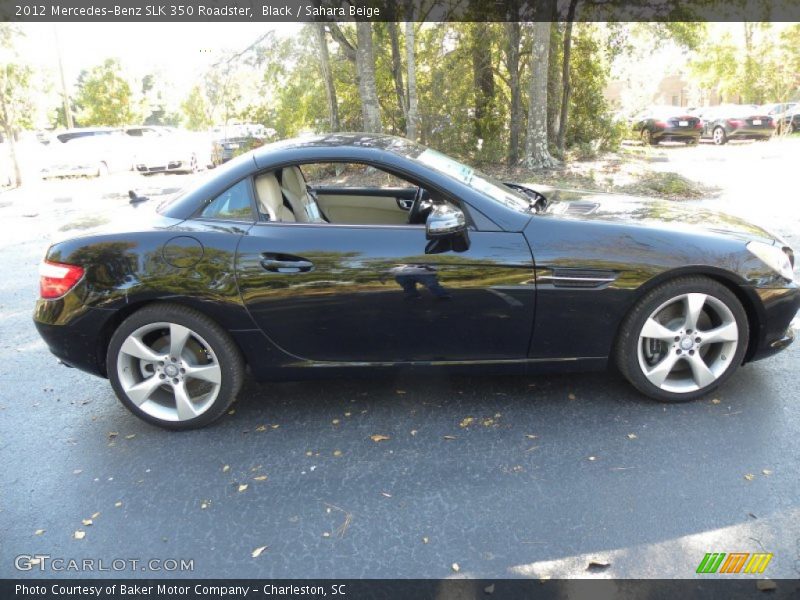 Black / Sahara Beige 2012 Mercedes-Benz SLK 350 Roadster