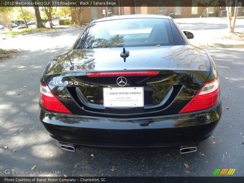 Black / Sahara Beige 2012 Mercedes-Benz SLK 350 Roadster