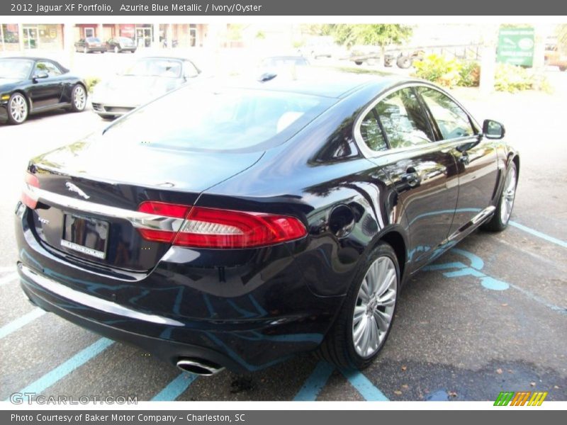 Azurite Blue Metallic / Ivory/Oyster 2012 Jaguar XF Portfolio