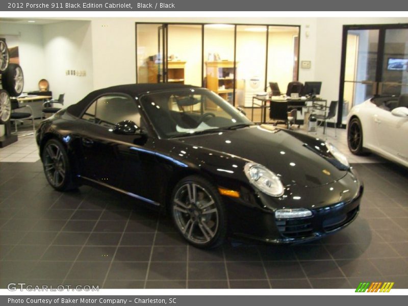 Black / Black 2012 Porsche 911 Black Edition Cabriolet