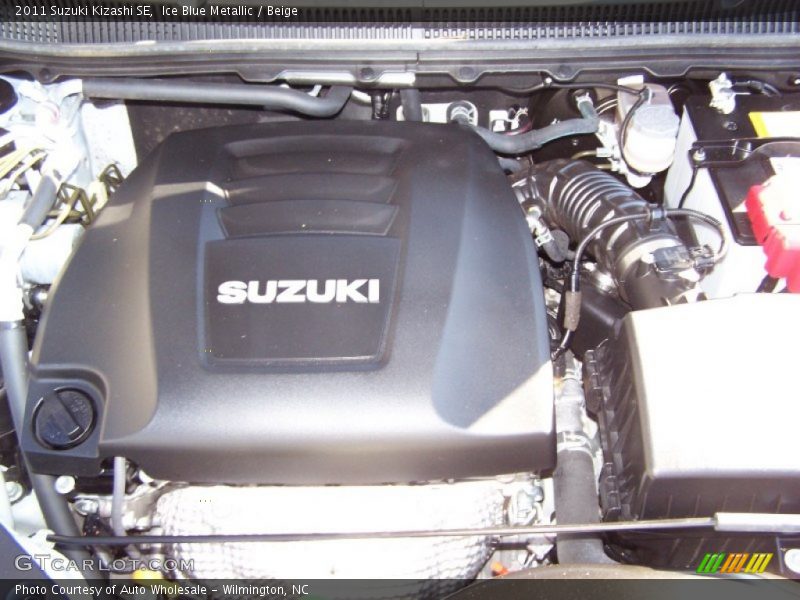 Ice Blue Metallic / Beige 2011 Suzuki Kizashi SE