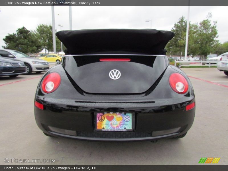 Black / Black 2008 Volkswagen New Beetle S Convertible