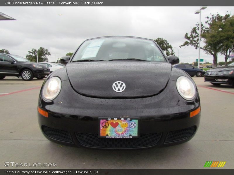 Black / Black 2008 Volkswagen New Beetle S Convertible