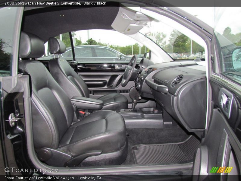 Black / Black 2008 Volkswagen New Beetle S Convertible