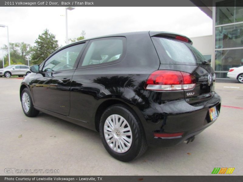Black / Titan Black 2011 Volkswagen Golf 2 Door