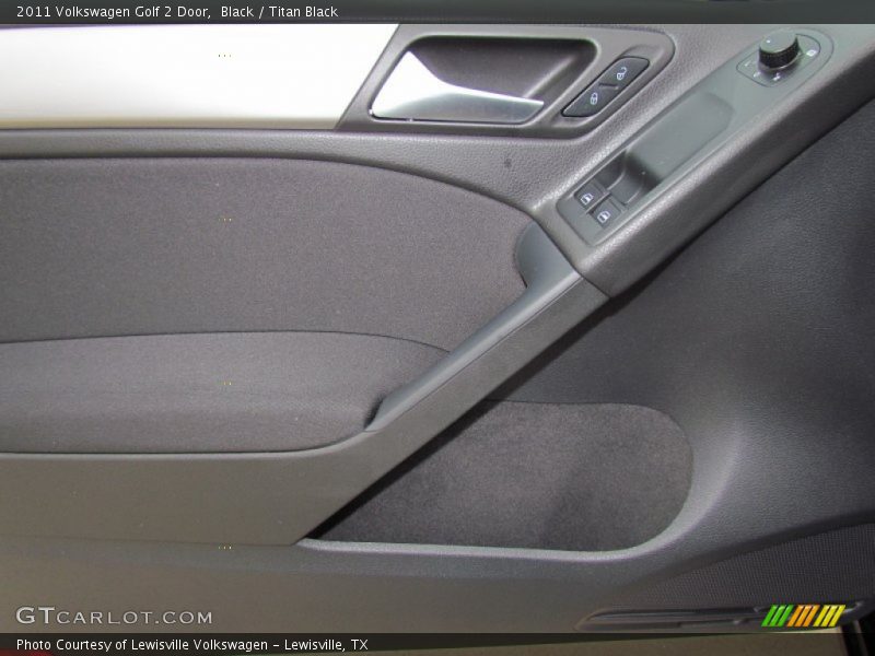 Black / Titan Black 2011 Volkswagen Golf 2 Door