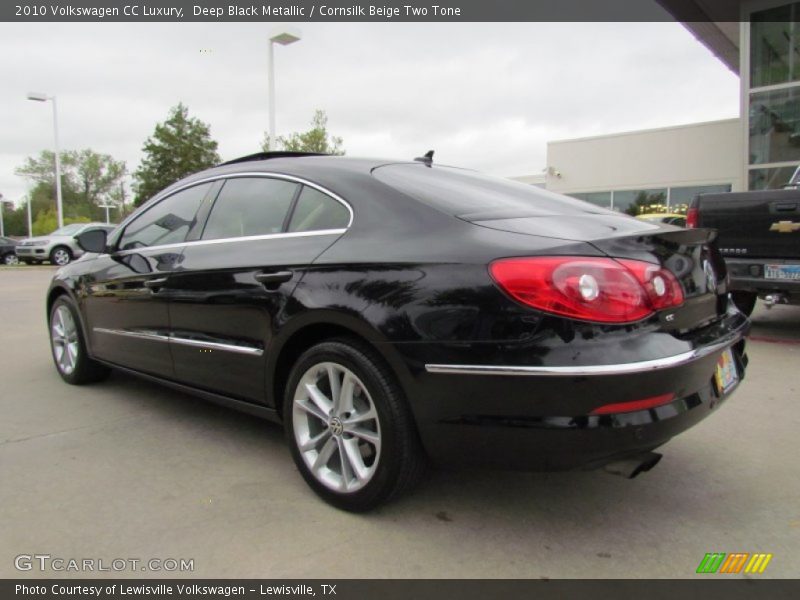Deep Black Metallic / Cornsilk Beige Two Tone 2010 Volkswagen CC Luxury