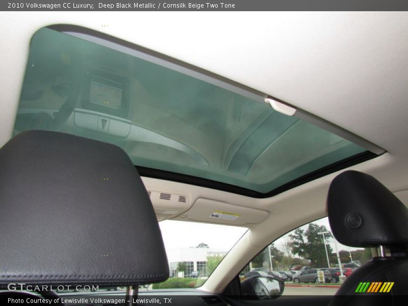 Deep Black Metallic / Cornsilk Beige Two Tone 2010 Volkswagen CC Luxury