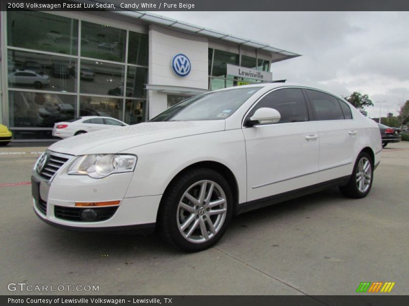 Candy White / Pure Beige 2008 Volkswagen Passat Lux Sedan