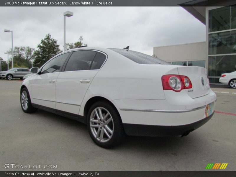 Candy White / Pure Beige 2008 Volkswagen Passat Lux Sedan