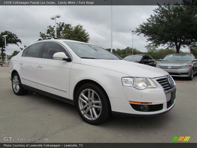 Candy White / Pure Beige 2008 Volkswagen Passat Lux Sedan