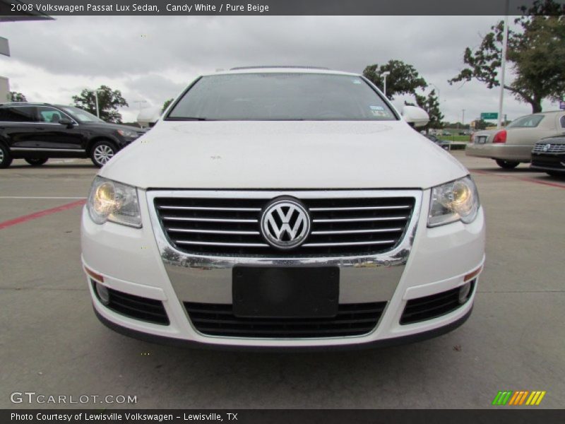 Candy White / Pure Beige 2008 Volkswagen Passat Lux Sedan