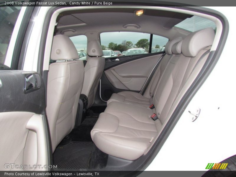  2008 Passat Lux Sedan Pure Beige Interior