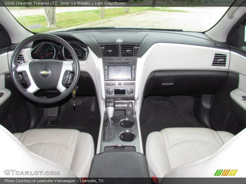 Silver Ice Metallic / Light Gray/Ebony 2009 Chevrolet Traverse LTZ