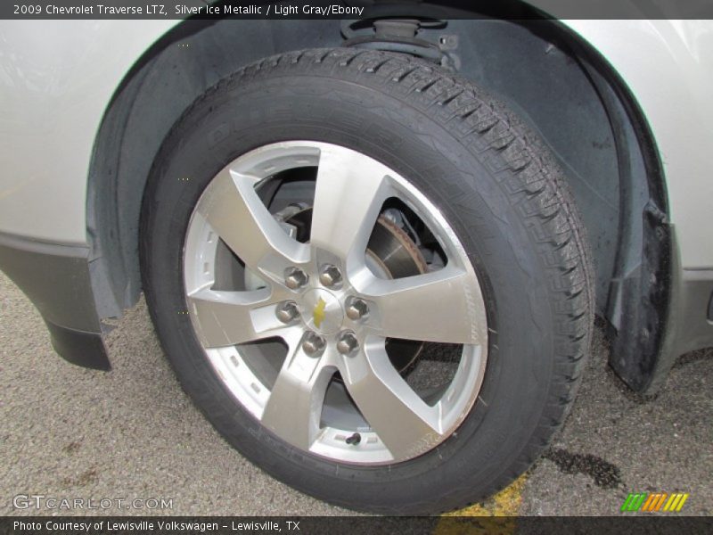 Silver Ice Metallic / Light Gray/Ebony 2009 Chevrolet Traverse LTZ