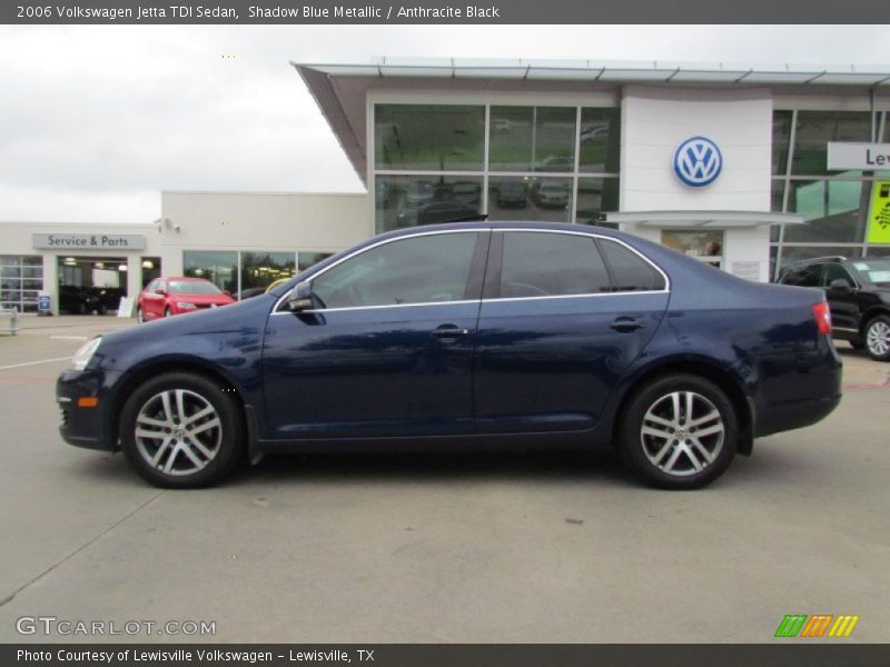 Shadow Blue Metallic / Anthracite Black 2006 Volkswagen Jetta TDI Sedan
