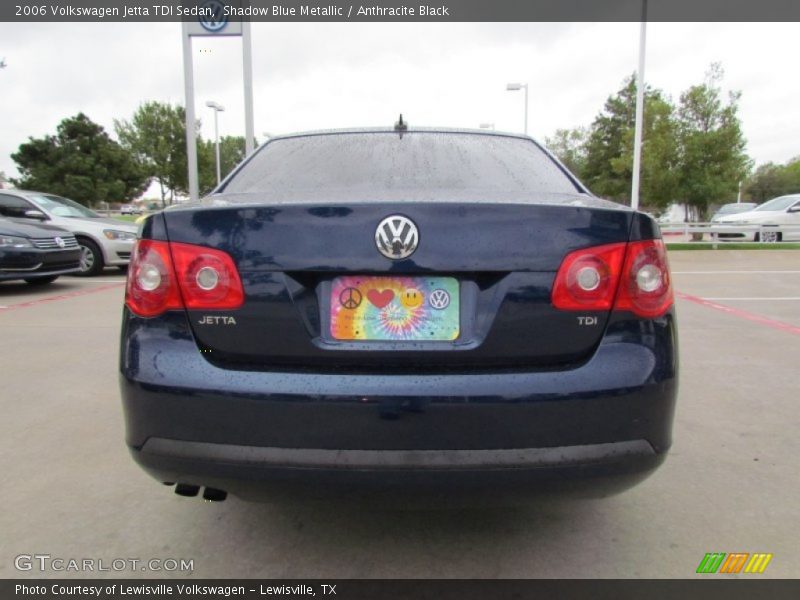 Shadow Blue Metallic / Anthracite Black 2006 Volkswagen Jetta TDI Sedan