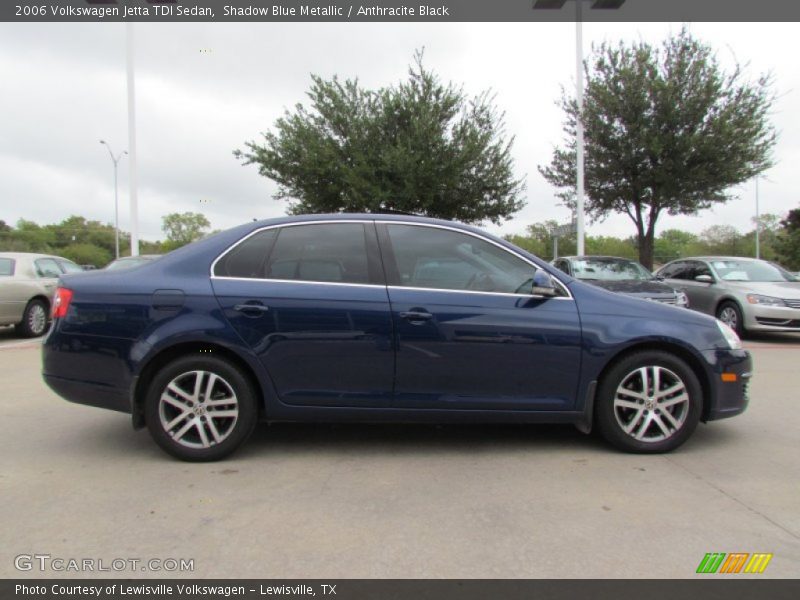 Shadow Blue Metallic / Anthracite Black 2006 Volkswagen Jetta TDI Sedan