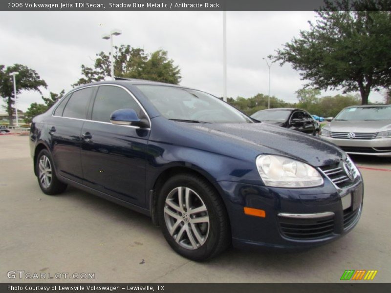 Shadow Blue Metallic / Anthracite Black 2006 Volkswagen Jetta TDI Sedan
