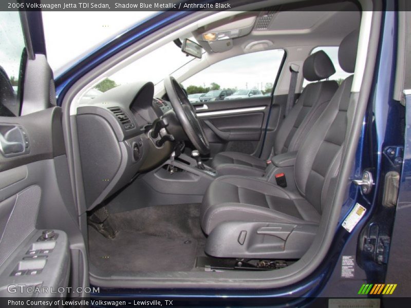 Shadow Blue Metallic / Anthracite Black 2006 Volkswagen Jetta TDI Sedan