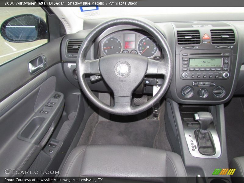 Shadow Blue Metallic / Anthracite Black 2006 Volkswagen Jetta TDI Sedan
