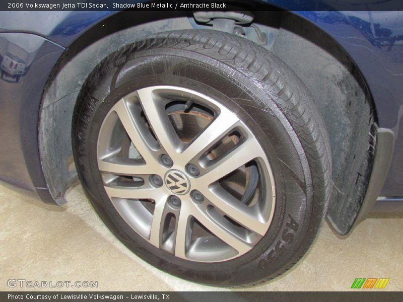Shadow Blue Metallic / Anthracite Black 2006 Volkswagen Jetta TDI Sedan