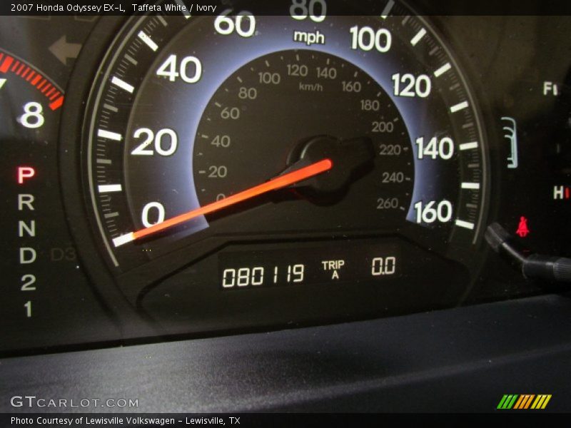 Taffeta White / Ivory 2007 Honda Odyssey EX-L