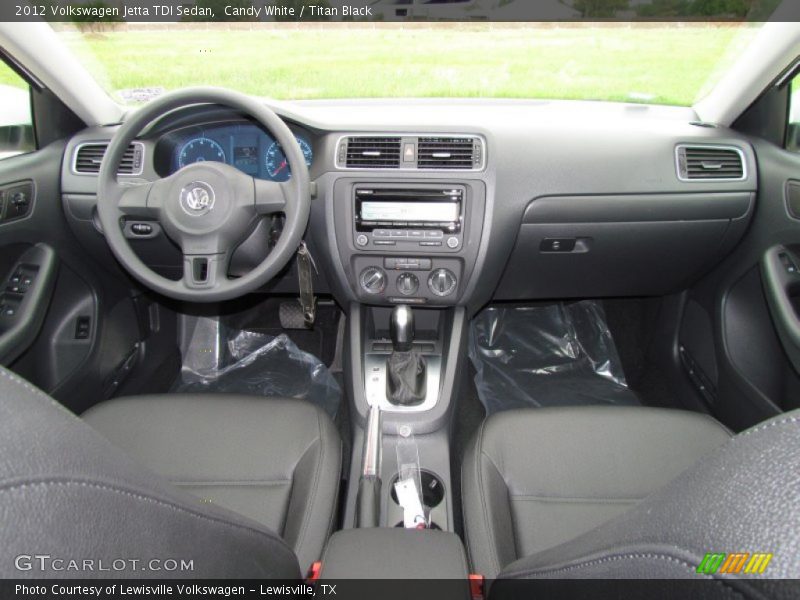Candy White / Titan Black 2012 Volkswagen Jetta TDI Sedan