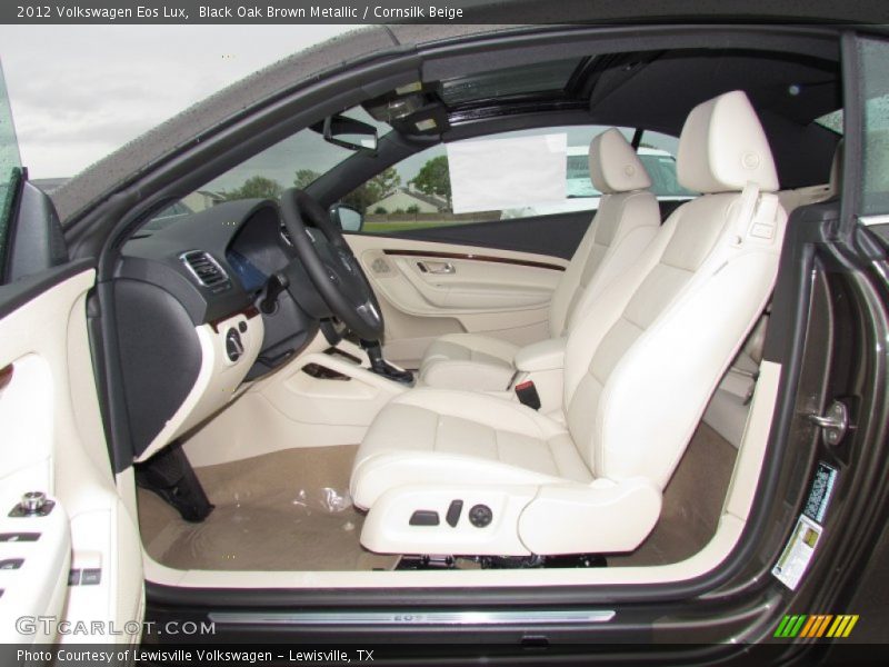 Black Oak Brown Metallic / Cornsilk Beige 2012 Volkswagen Eos Lux