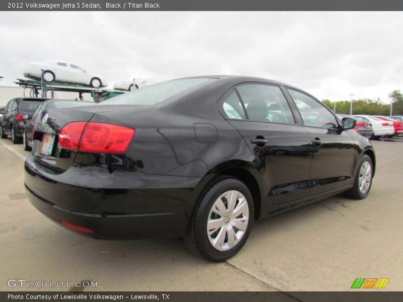 Black / Titan Black 2012 Volkswagen Jetta S Sedan