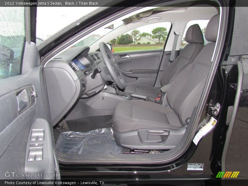 Black / Titan Black 2012 Volkswagen Jetta S Sedan