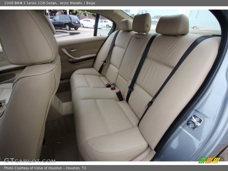 Arctic Metallic / Beige 2008 BMW 3 Series 328i Sedan