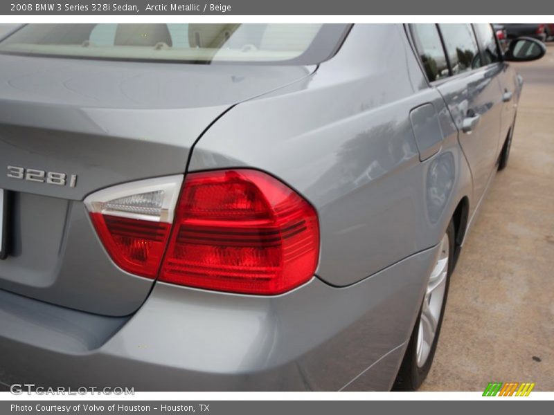 Arctic Metallic / Beige 2008 BMW 3 Series 328i Sedan