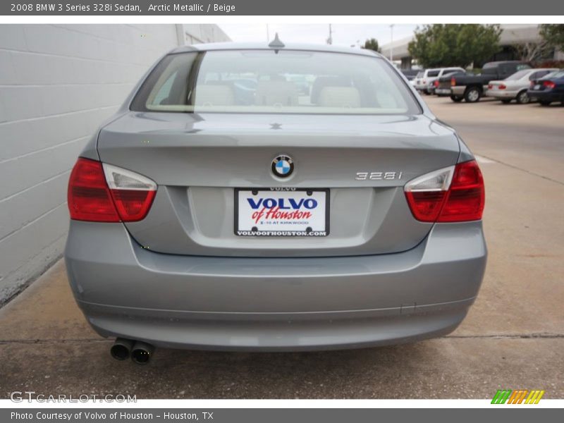 Arctic Metallic / Beige 2008 BMW 3 Series 328i Sedan