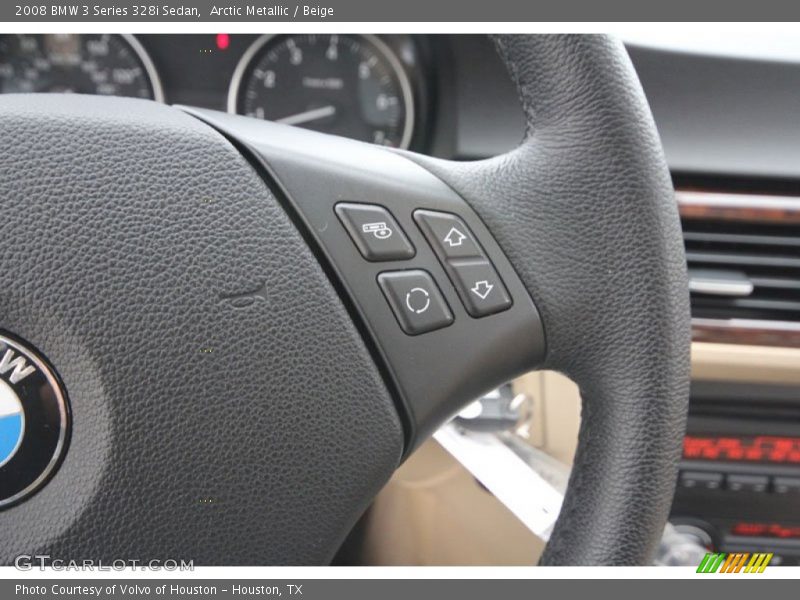 Arctic Metallic / Beige 2008 BMW 3 Series 328i Sedan