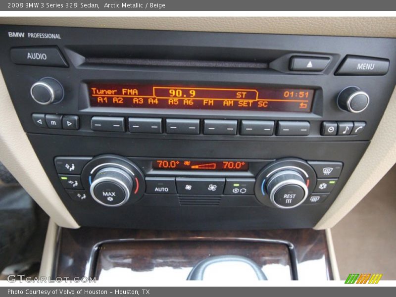 Arctic Metallic / Beige 2008 BMW 3 Series 328i Sedan