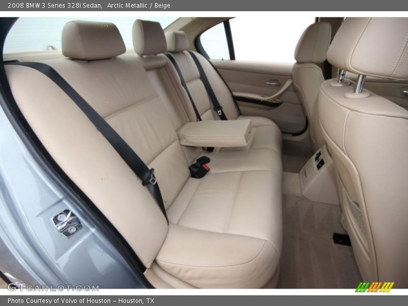 Arctic Metallic / Beige 2008 BMW 3 Series 328i Sedan