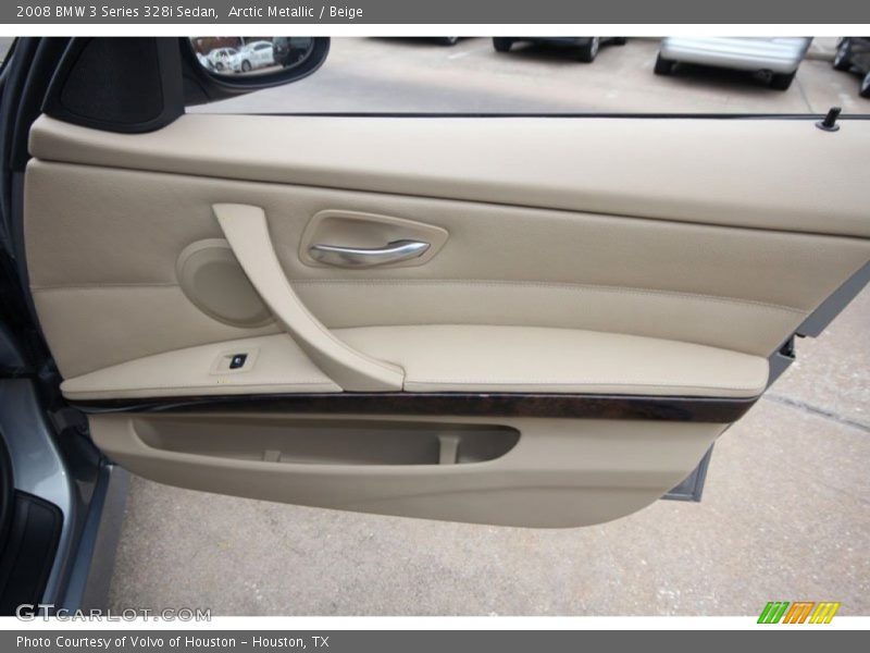 Arctic Metallic / Beige 2008 BMW 3 Series 328i Sedan