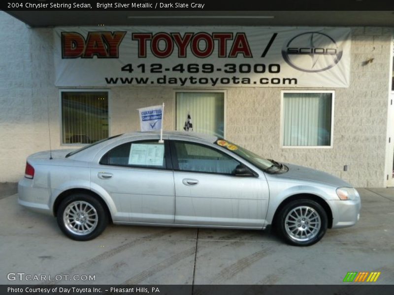 Bright Silver Metallic / Dark Slate Gray 2004 Chrysler Sebring Sedan